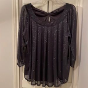 Lynn Ryan dressy shimmer top
